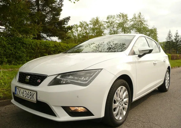 seat zachodniopomorskie Seat Leon cena 46900 przebieg: 83650, rok produkcji 2016 z Koszalin